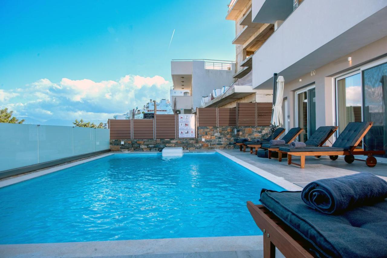 Ammos Lux Apartments Crete Agios Nikolaos Exterior foto